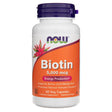 Now Foods Biotin 5000 mcg - 60 Veg Capsules