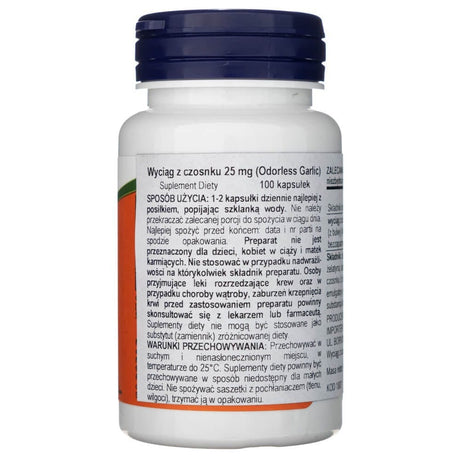 Now Foods Odorless Garlic - 100 Capsules