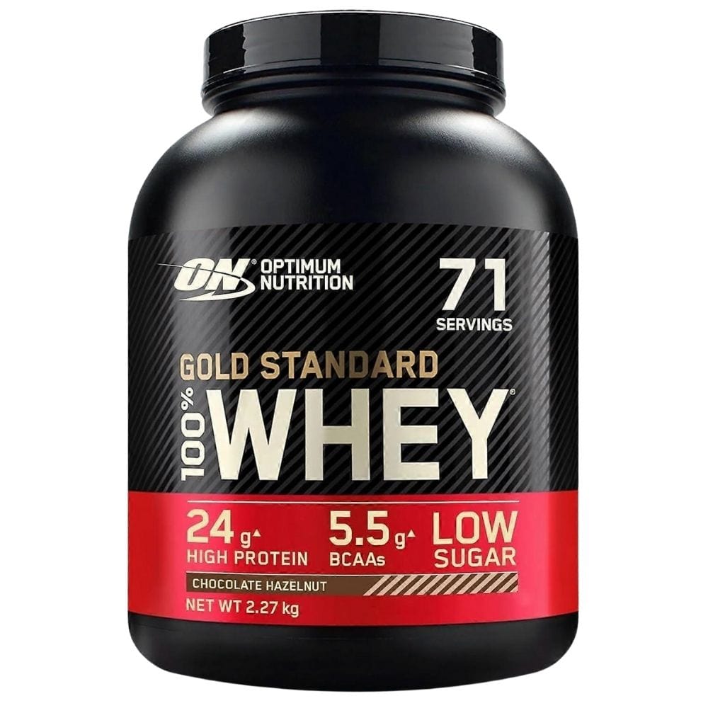 Optimum Nutrition Gold Standard 100% Whey Protein, Hazelnut Chocolate - 2270 g