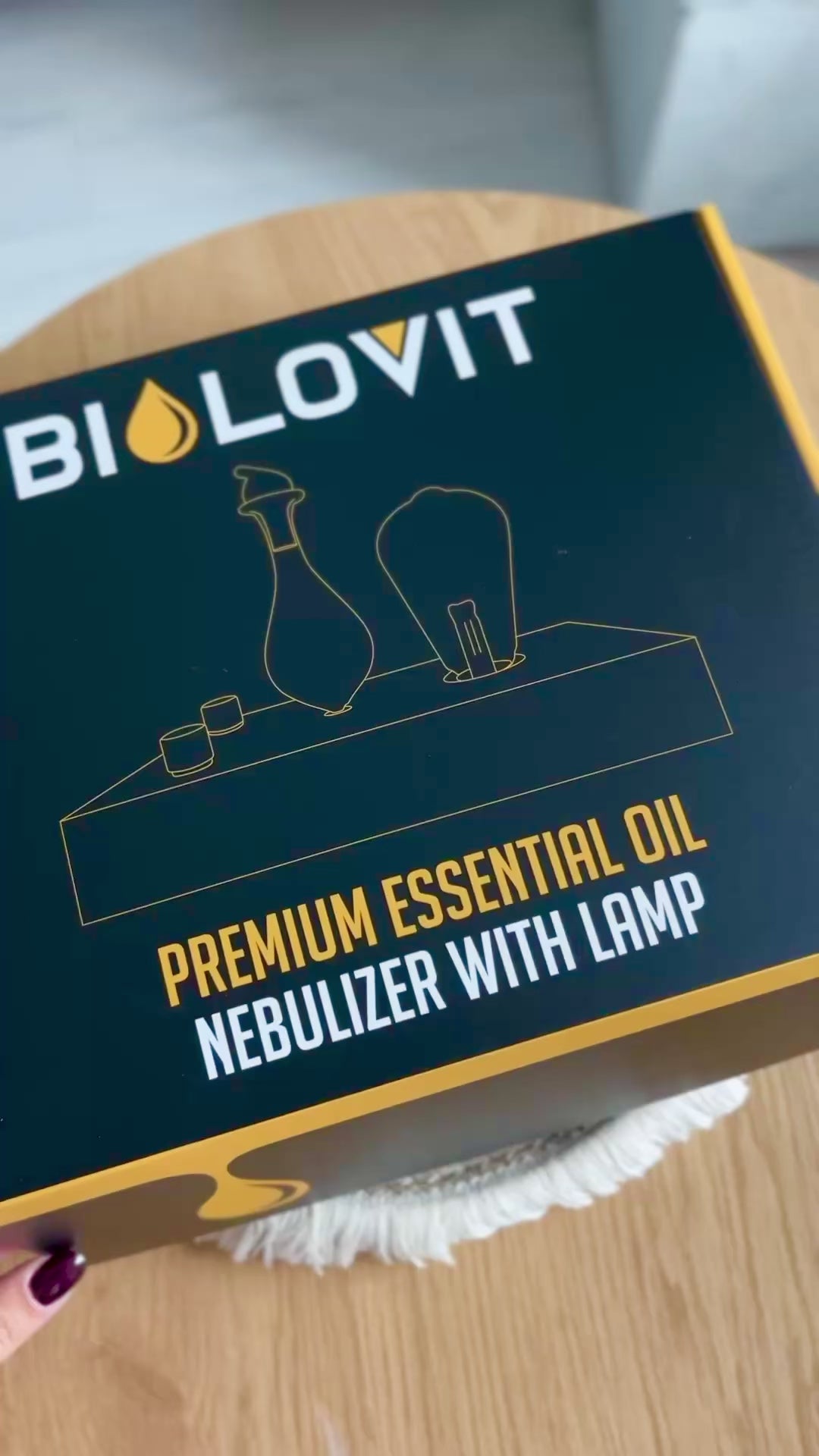Nebulizator pentru uleiuri esențiale Bilovit cu bec