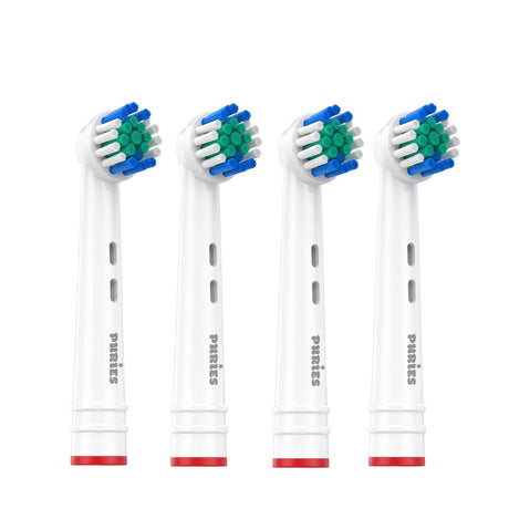 Puries Regular Electric Toothbrush Heads for Oral-B - 4 Pieces