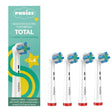Puries Total Electric Toothbrush Heads for Oral-B - 4 Pieces