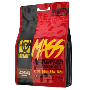 PVL Mutant Mass Gainer, Chocolate Fudge Brownie - 6800 g