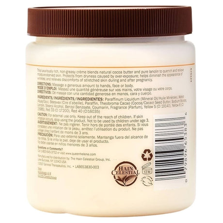 Queen Helene Cocoa Butter Cream for Face and Body - 425 g