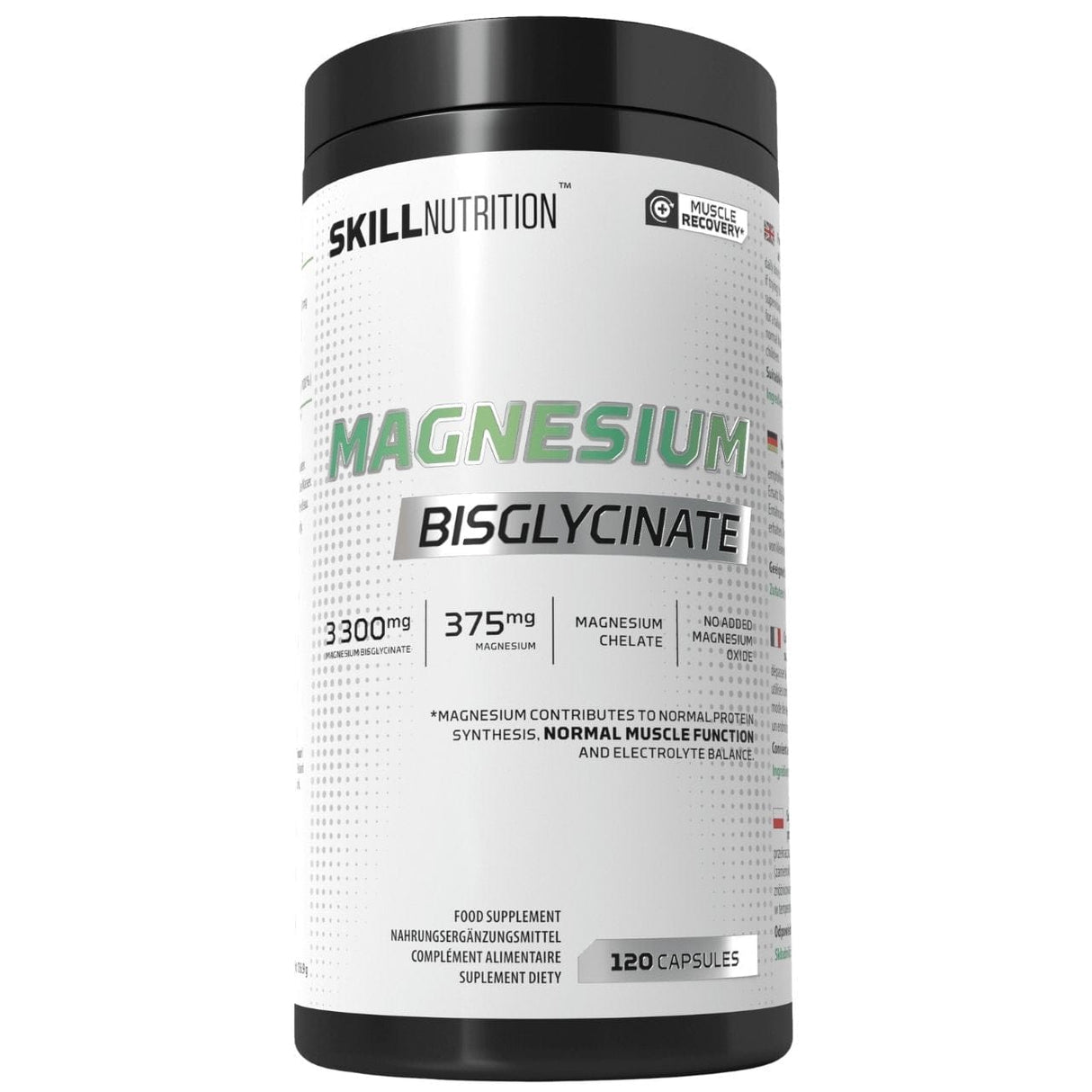 Skill Magnesium Bisglycinate, Magnesium Bisglycinate - 120 Capsules