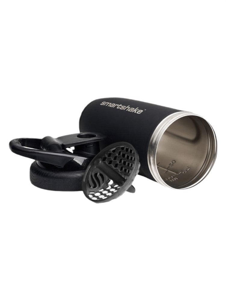 SmartShake Stainless Steel Shaker, Black - 900 ml