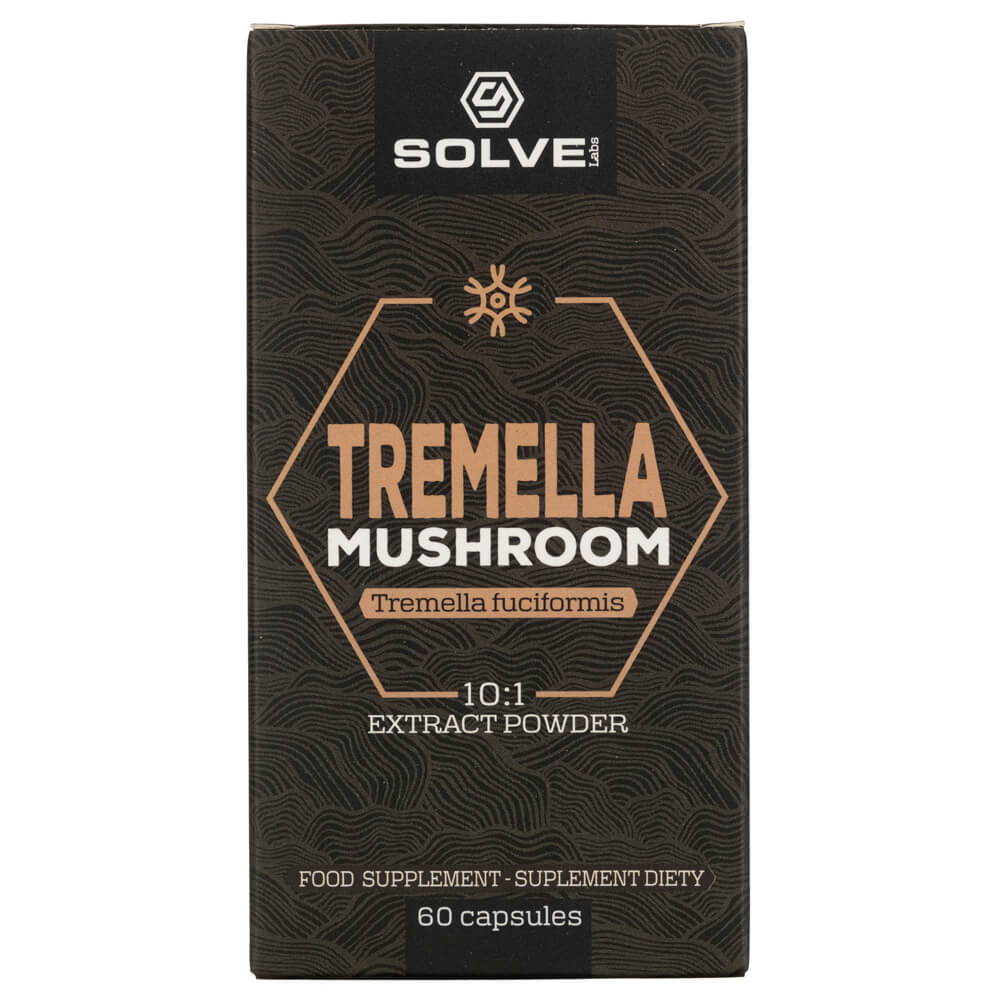 Solve Labs Tremella Mushroom Tremella Fuciformis - 60 Capsules