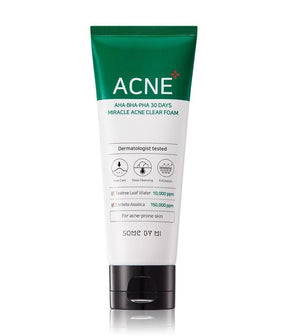 Some By Mi AHA-BHA-PHA 30 Days Miracle Acne Clear Foam - 100 ml