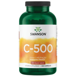 Swanson Vitamin C with Rose Hips 500 mg - 250 Capsules