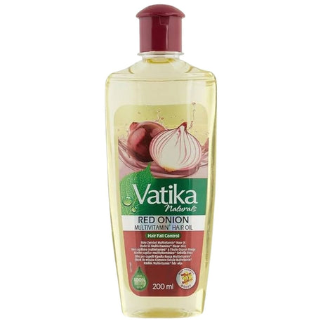 Vatika Red Onion Multivitamin Nourishing Oil with Onion Extract - 200 ml