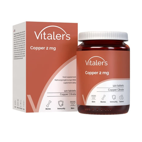Vitaler's Copper 2 mg - 120 Tablets