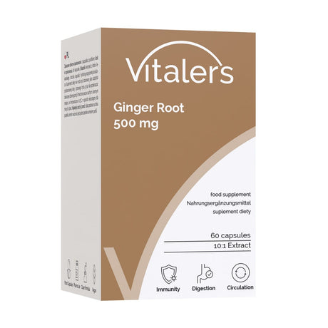 Vitaler's Ginger 500 mg - 60 Capsules
