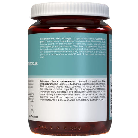Vitaler's Lactobacillus Rhamnosus with FOS (Probiotic) - 60 Capsules