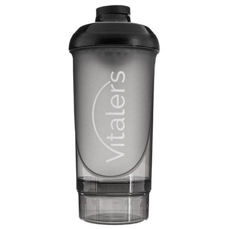 Vitaler's Shaker with Strainer, Black - 500 ml + 150 ml