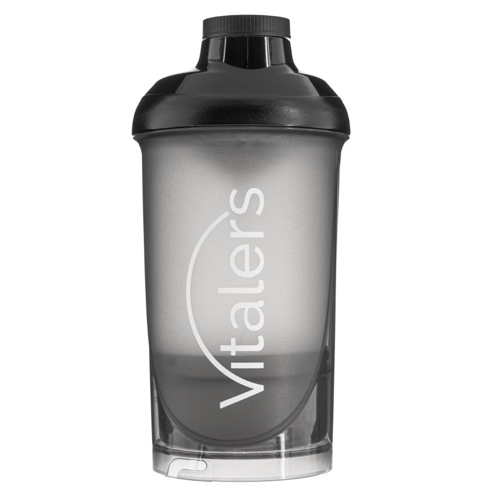 Vitaler's Shaker with Strainer, Black - 500 ml + 150 ml