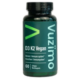 Vitalized D3 K2 Vegan, Vitamin D3 2000 IU + K2 100 µg - 60 Capsules