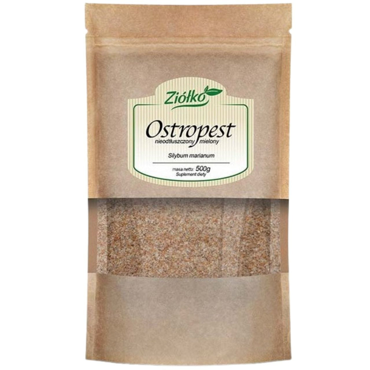 Ziółko Milk Thistle Herb, Unrefined - 500 g