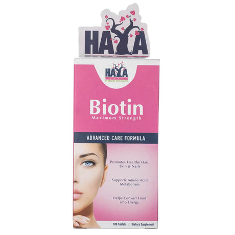 Haya Labs Biotin 10000 mcg - 100 Tablets