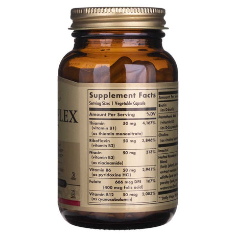 Solgar B-Complex “50” - 100 Veg Capsules