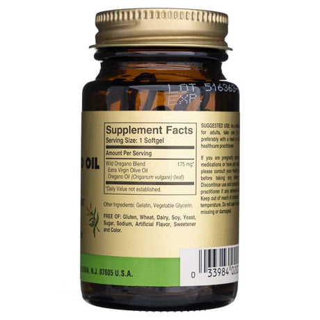 Solgar Wild Oregano Oil - 60 Softgels